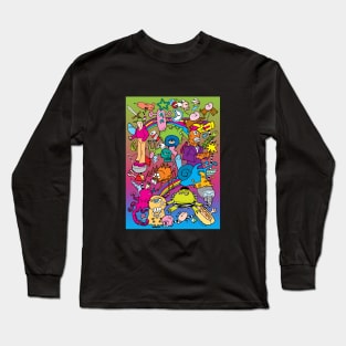 PSYCHEDELIA (RAINBOW BACKGROUND) Long Sleeve T-Shirt